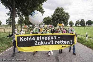 Demonstration in Lützerath