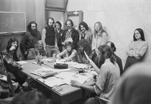 Greenpeace-Büro in Vancouver 1975