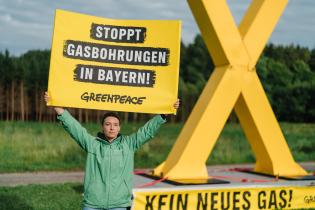 Demonstration against Gas Drilling in Bavaria