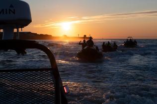 Floating protest camp off Borkum