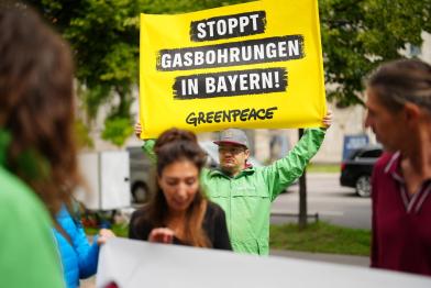 Protest against Gas Drilling in Bavaria