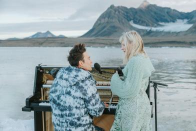 Jacob Collier & AURORA Performance in the Arctic