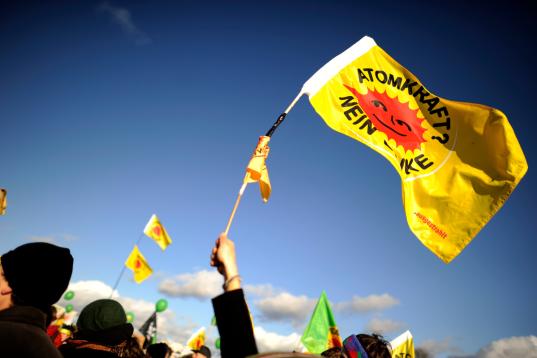 Demonstration gegen Castor-Transporte in Deutschland