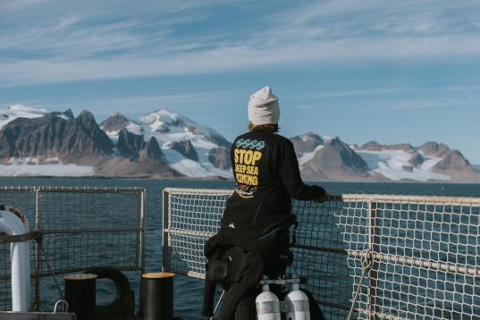 Crew-Shirt der Forschungstour in die Arktis