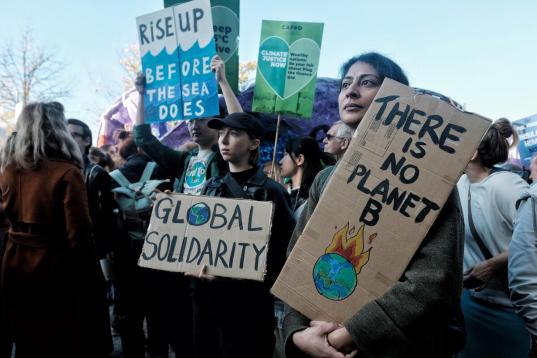 March for Climate Justice in London