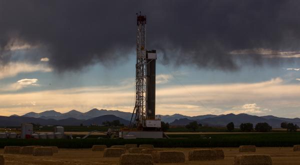 Frackinggasanlage in Colorado