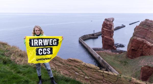 Action against CCS on Heligoland