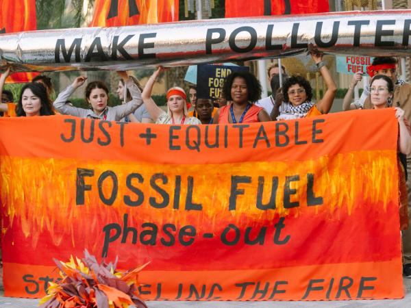 Fossil Fuel Phase Out Protest at COP 28