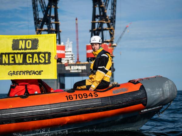 Floating Protest Camp off Borkum