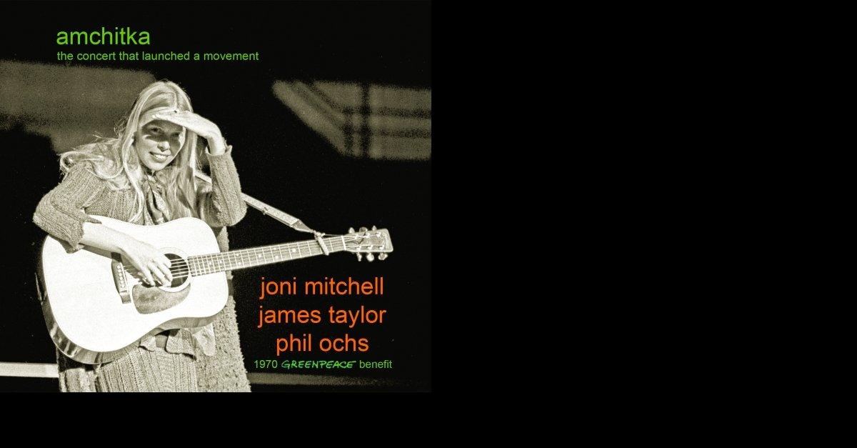 【売りです】amchitka/Joni Mitchell，James Taylor 1970 洋楽