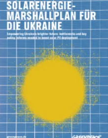Ein Solarenergie-Marshallplan für die Ukraine